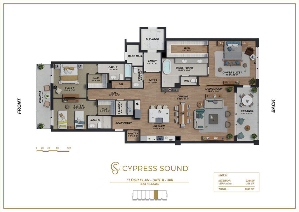 306 CYPRESS UNIT A 3RD LEVEL EN A3 R05