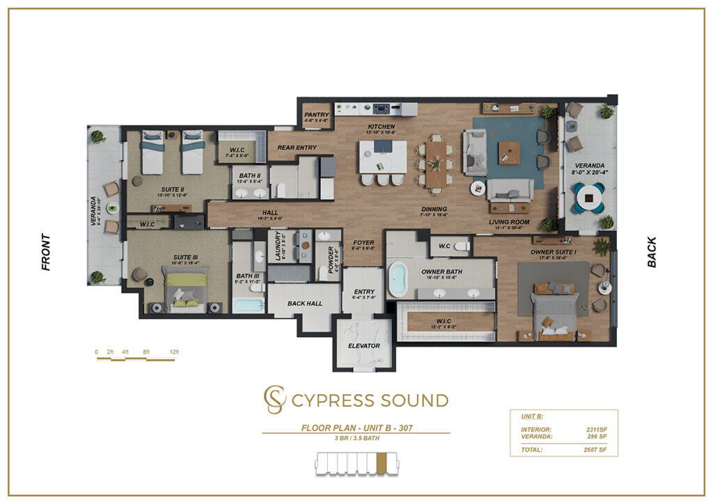 307 CYPRESS UNIT B 3RD LEVEL EN A3 R05