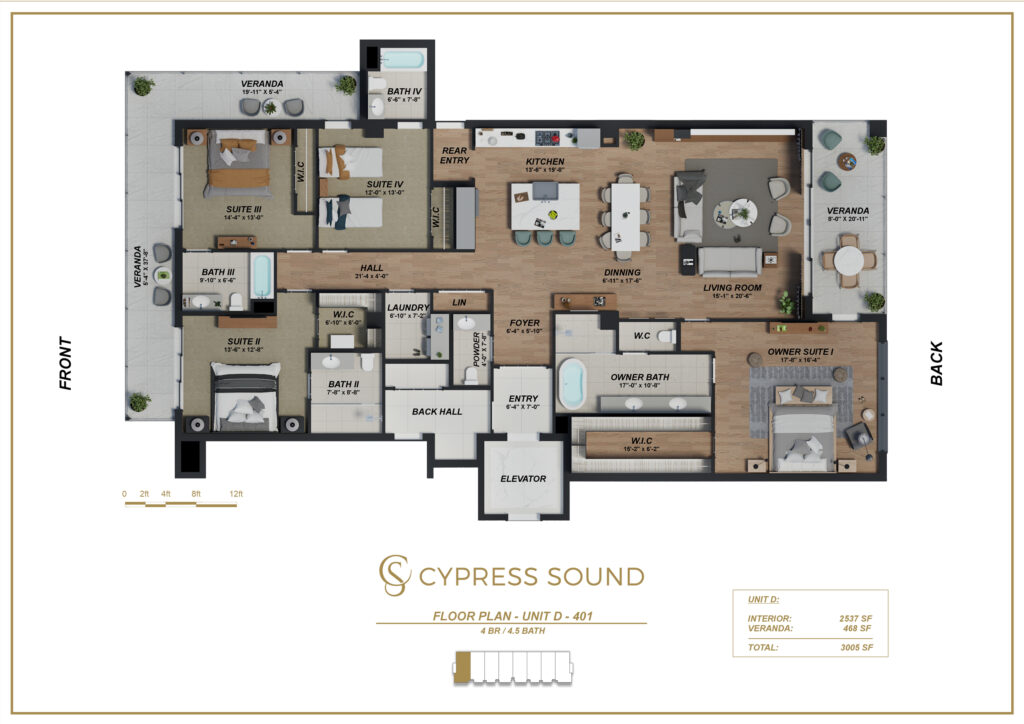 401 CYPRESS UNIT D 4TH LEVEL EN A3 R05 2