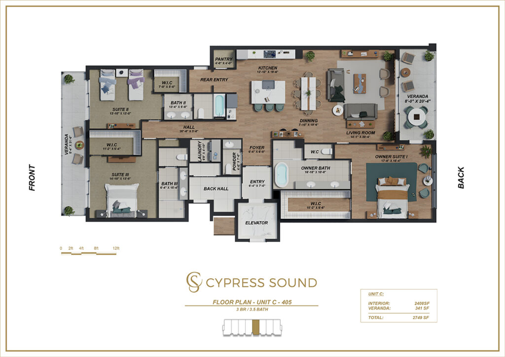 405 CYPRESS UNIT C 4TH LEVEL EN A3 R05